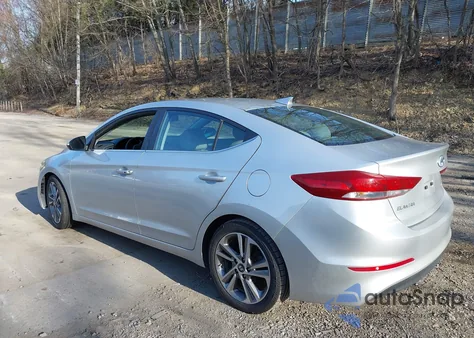 2018 Hyundai Elantra Limited from USA, damaged, VIN 5NPD84LF9JH276604